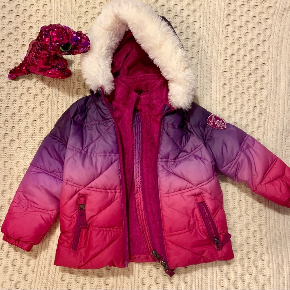 EUC toddler girls winter coat